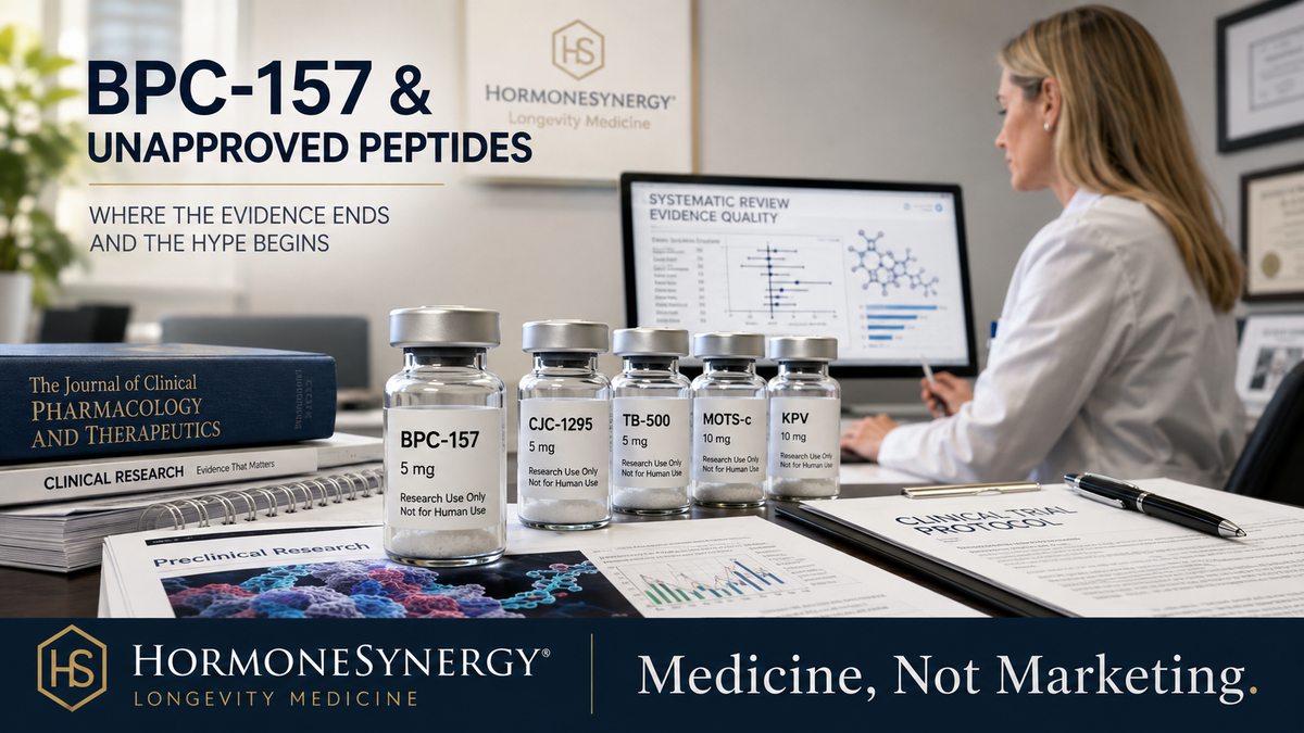 BPC-157 & Unapproved Peptides: Evidence vs Hype