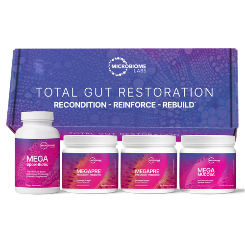Total Gut Restoration Kit 2 (Powder) by Microbiome labs