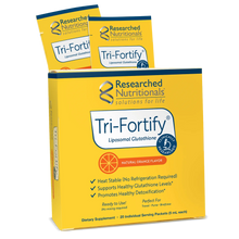 Load image into Gallery viewer, Tri-Fortify® Liposomal Glutathione Packets Orange - 20 Servings by Researched Nutritionals®®