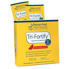 Load image into Gallery viewer, Tri-Fortify® Liposomal Glutathione packets Watermelon 20 Servings by Researched Nutritionals®