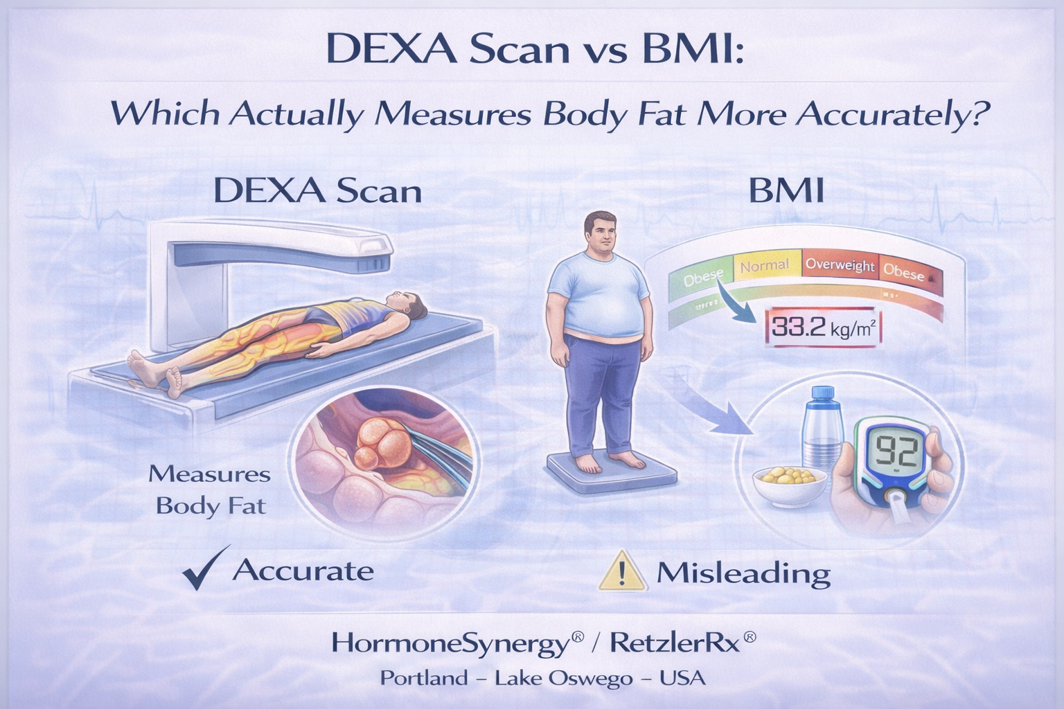DEXA Scan vs BMI Which Actually Measures Body Fat More Accurately Portland and Lake Oswego USA