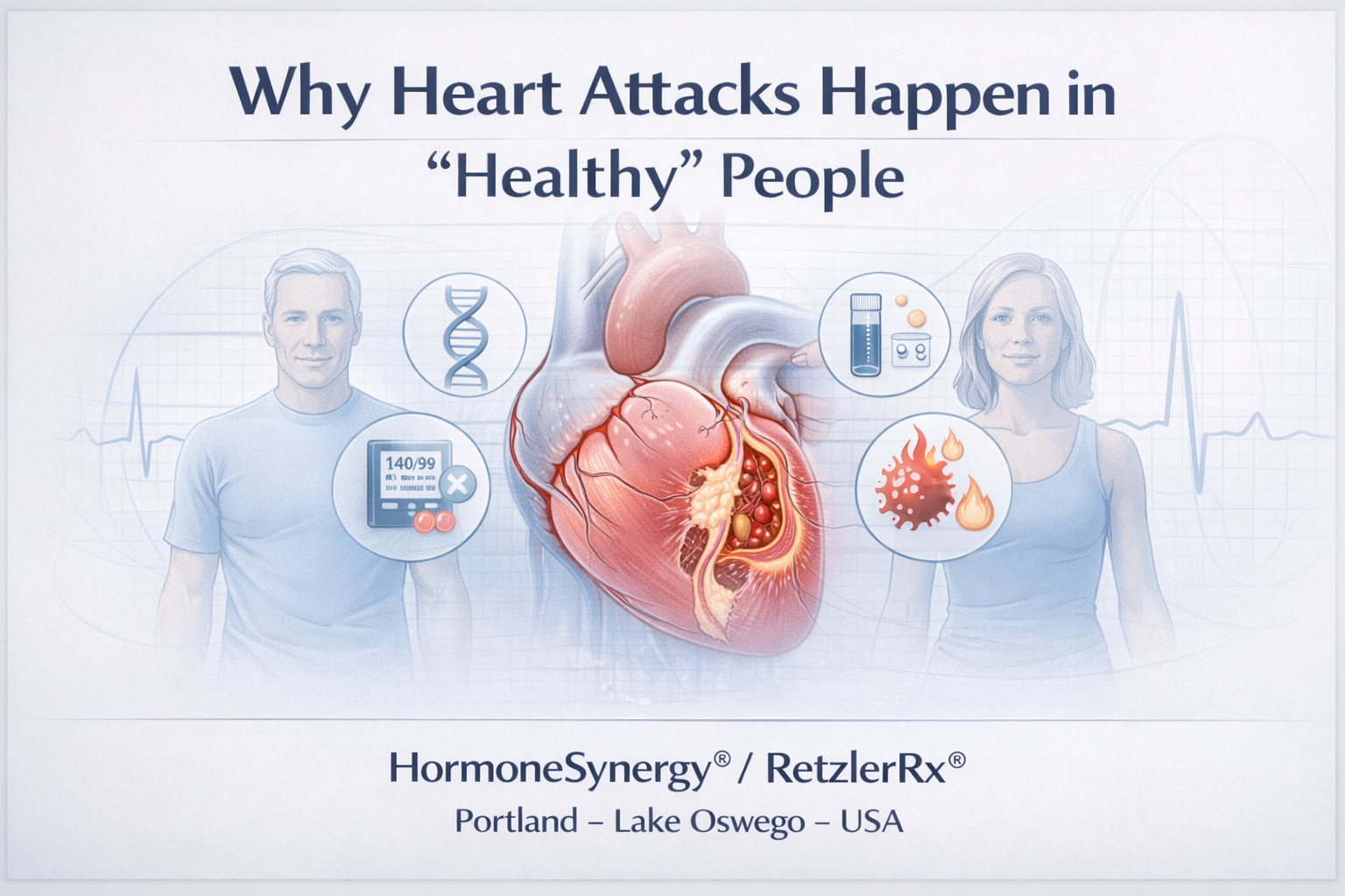 Heart Attack Risks in Health People Portland Lake Oswego Oregon USA