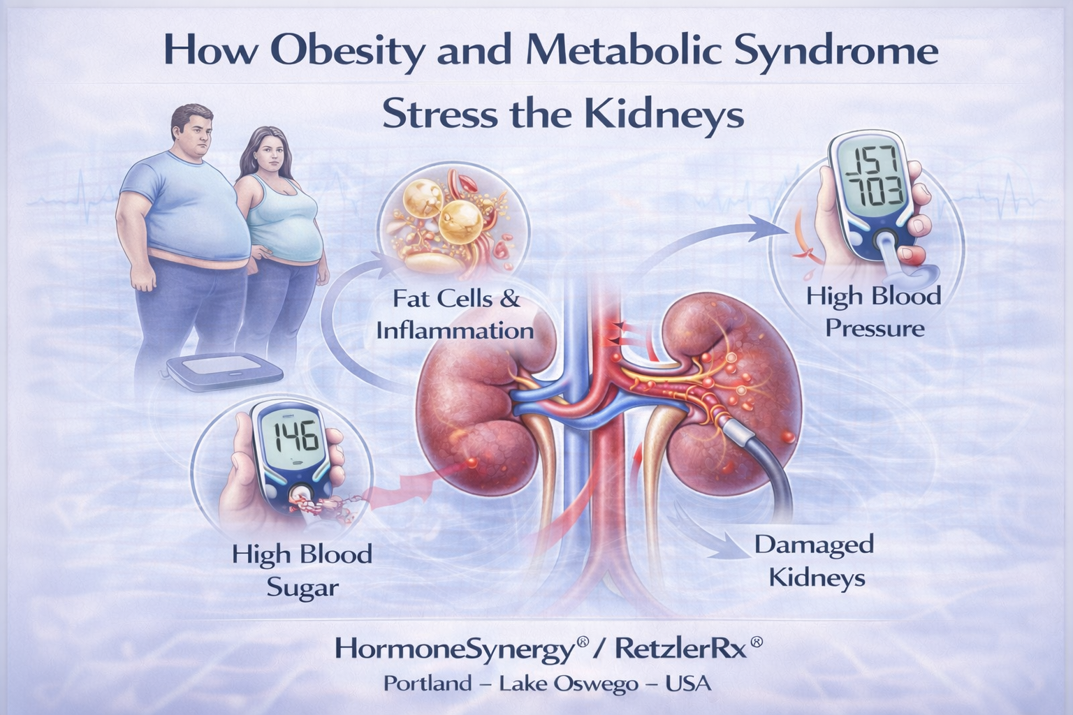 How Obesity and Metabolic Syndrome Stress the Kidneys