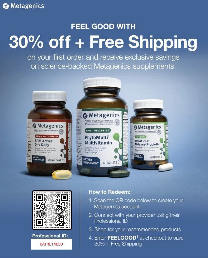 Save 30% on Your First Metagenics® Order — Ends March 31