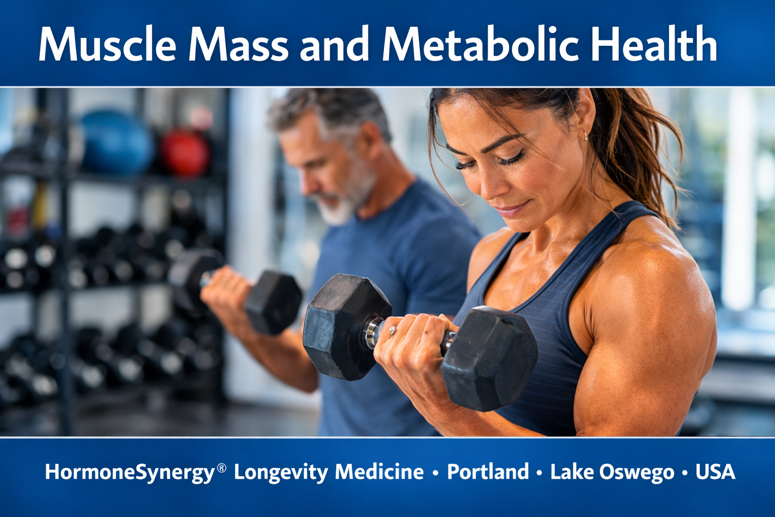Muscle mass and metabolic health relationship supporting longevity and healthy aging HormoneSynergy Portland Lake Oswego USA