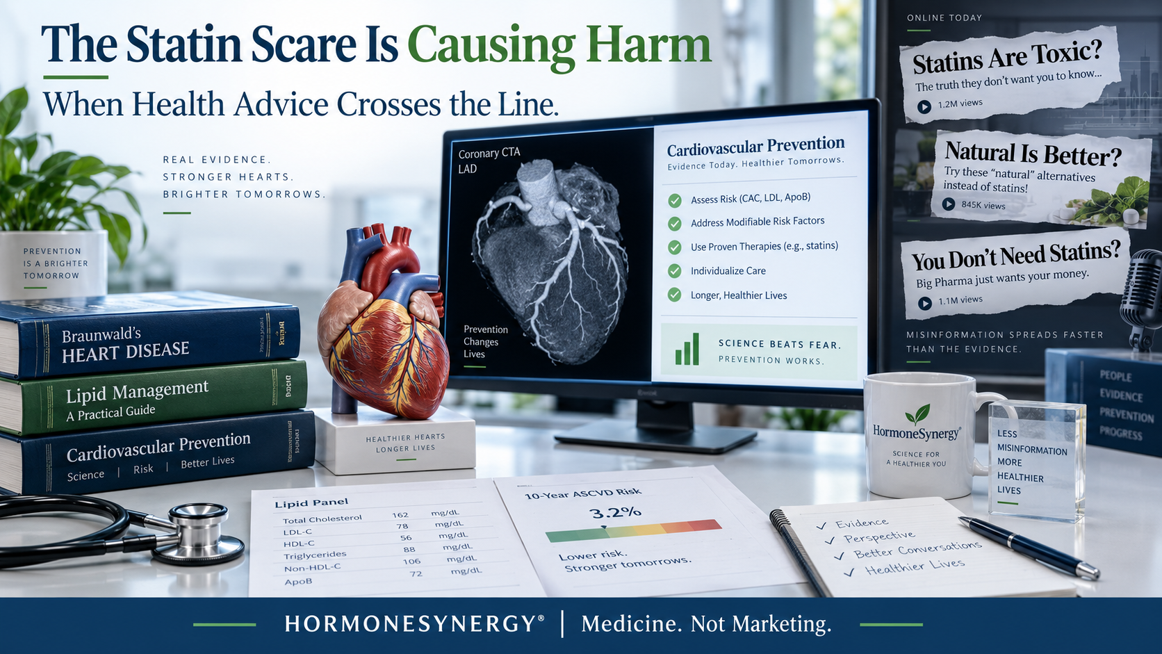 Statin fear can influence medical decisions. Dr. Kathryn Retzler examines statin side effects, nocebo, cardiovascular risk and the harm caused by misinformation.