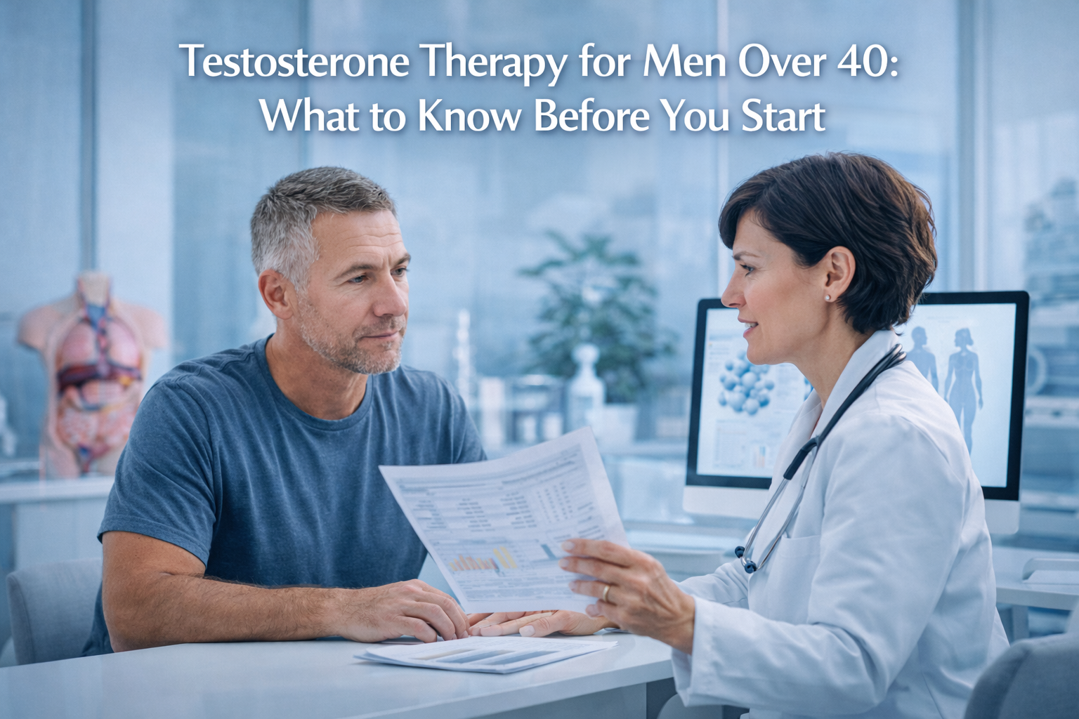 Testosterone Therapy for Men Over 40: What to Know Before You Start