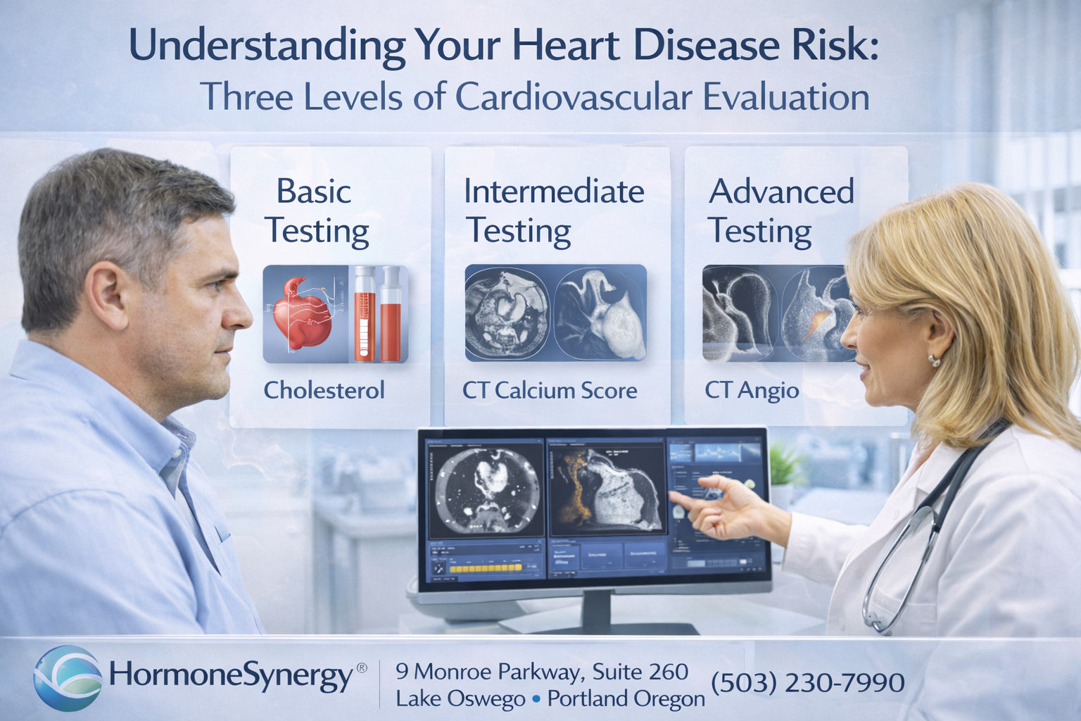 Understanding Your Heart Disease Risk: Three Levels of Cardiovascular Evaluation