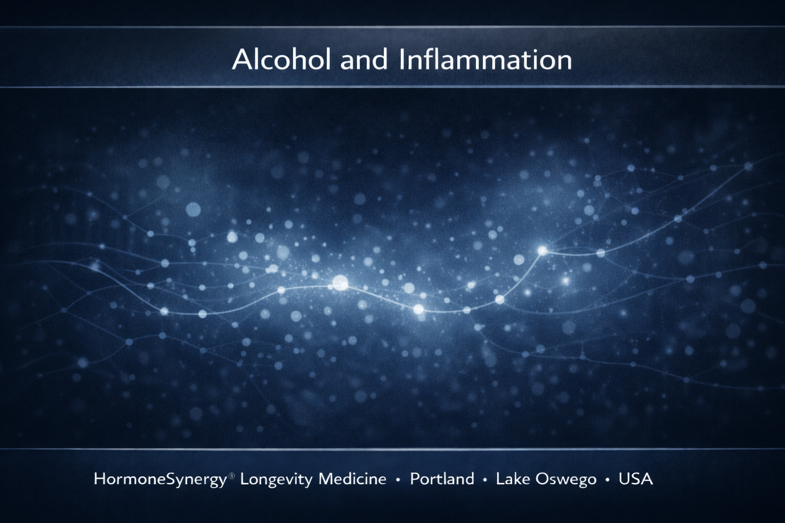 Clinical editorial visualization of oxidative stress and inflammatory signaling associated with alcohol exposure