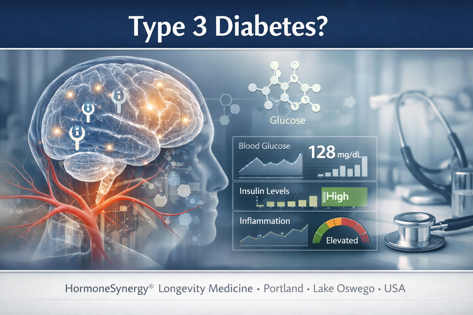 brain insulin resistance cognitive decline metabolic health connection longevity medicine