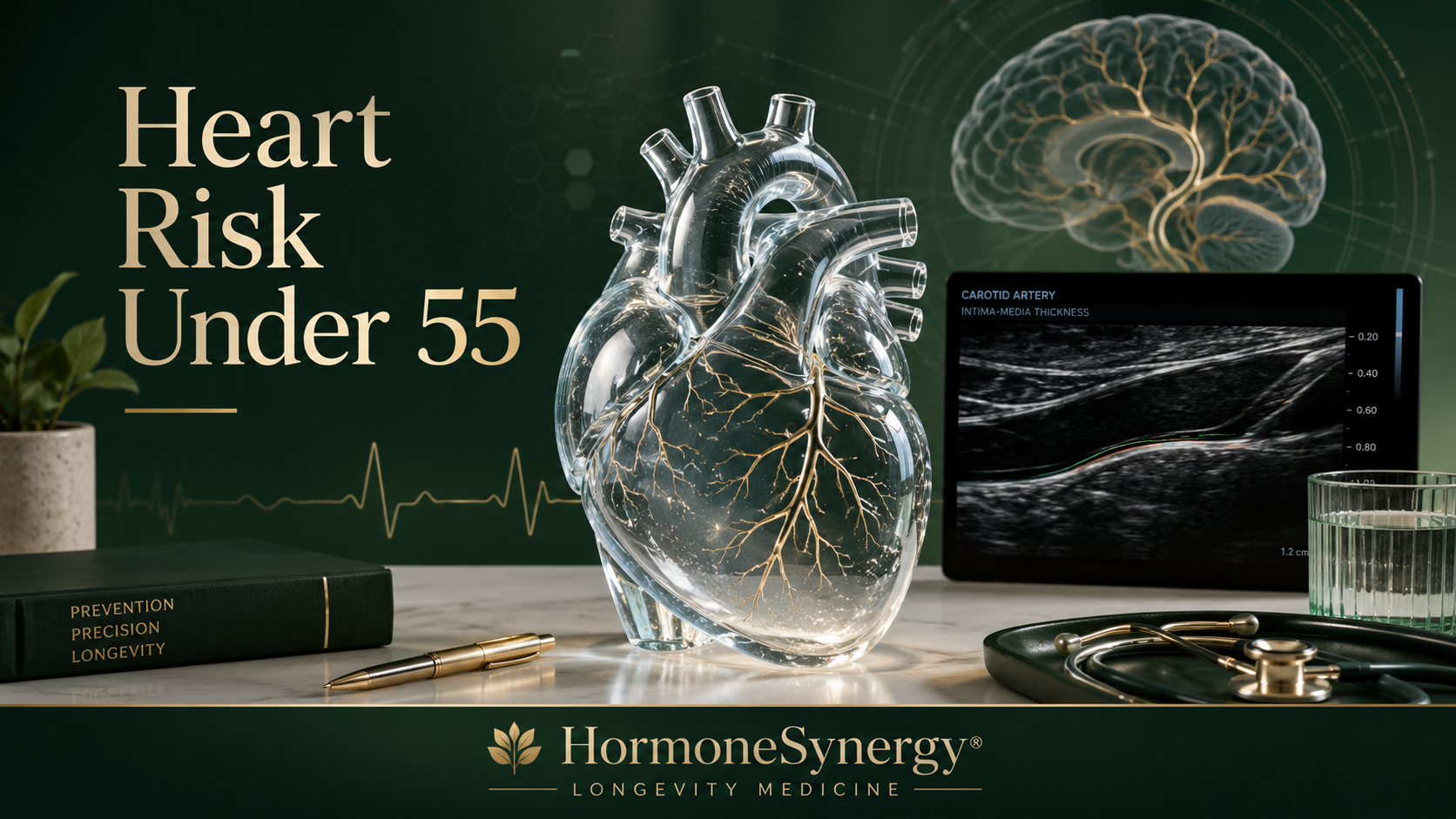 Heart risk under 55 and cardiovascular prevention concept from HormoneSynergy Longevity Medicine in Portland and Lake Oswego.