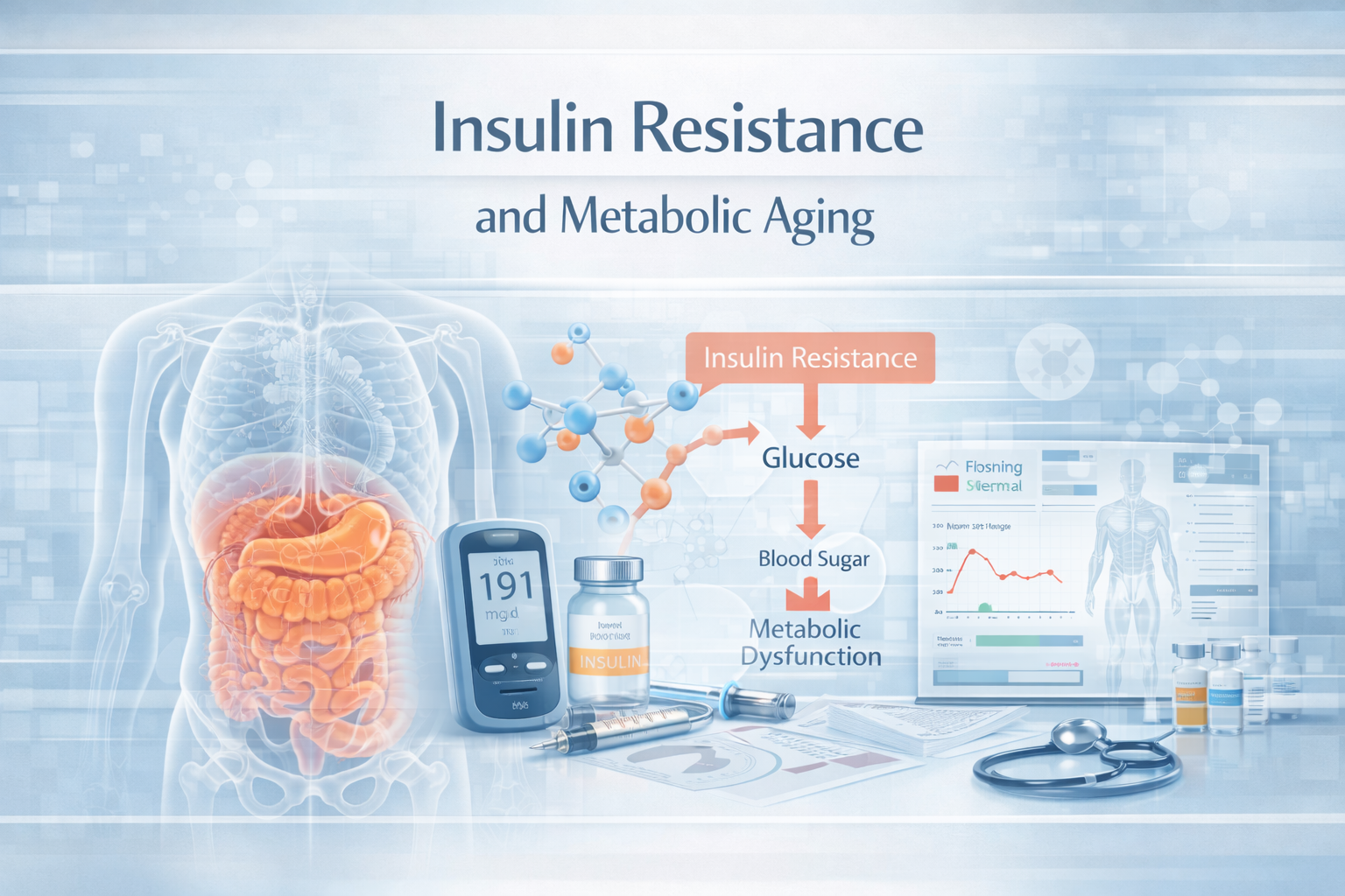 Insulin resistance and brain health illustrating how metabolic dysfunction and impaired glucose regulation may contribute to cognitive decline and brain aging HormoneSynergy® Longevity Medicine Portland • Lake Oswego • USA