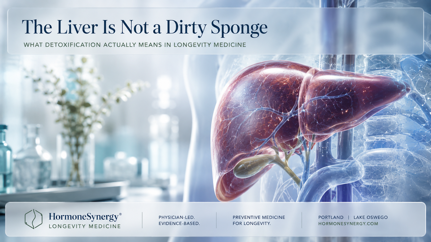 Evidence-based liver detoxification physiology and metabolic health in longevity medicine at HormoneSynergy® Longevity Medicine