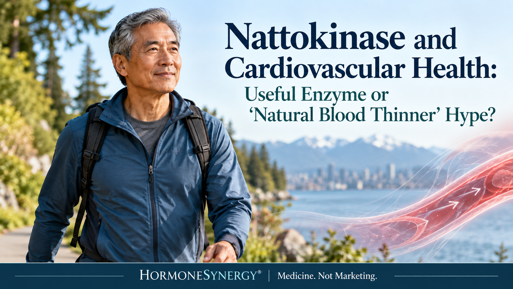 Nattokinase and cardiovascular health, including fibrinolysis, blood flow and its potential role in preventive cardiology.