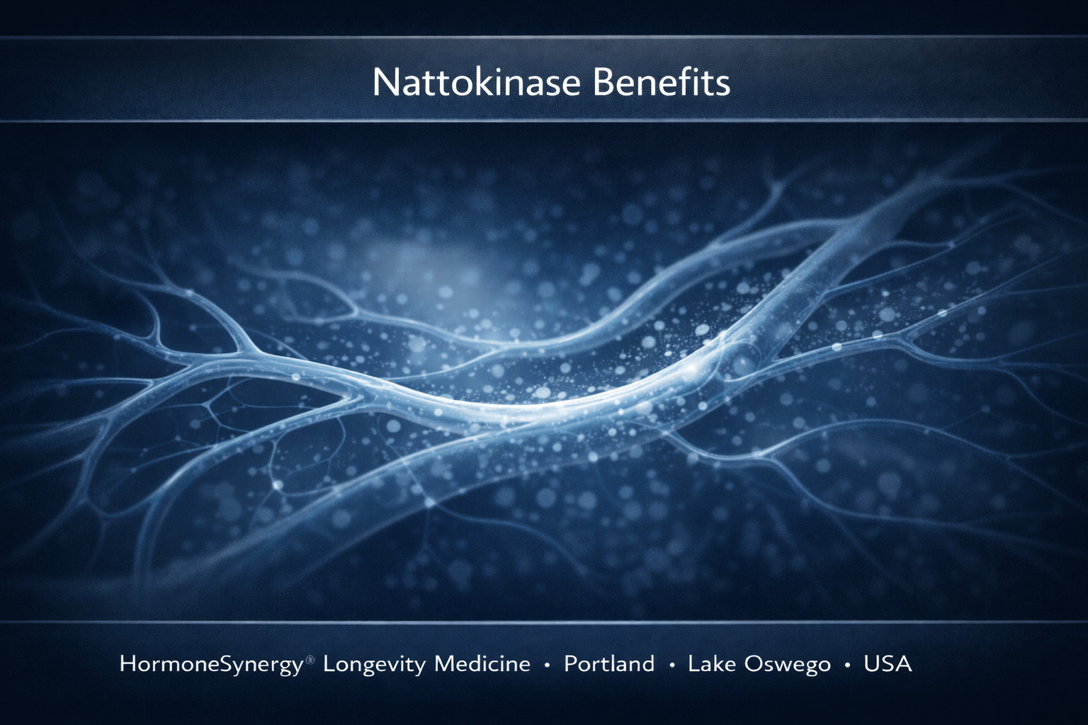 Clinical editorial visualization of fibrin balance and blood flow supported by nattokinase enzyme activity