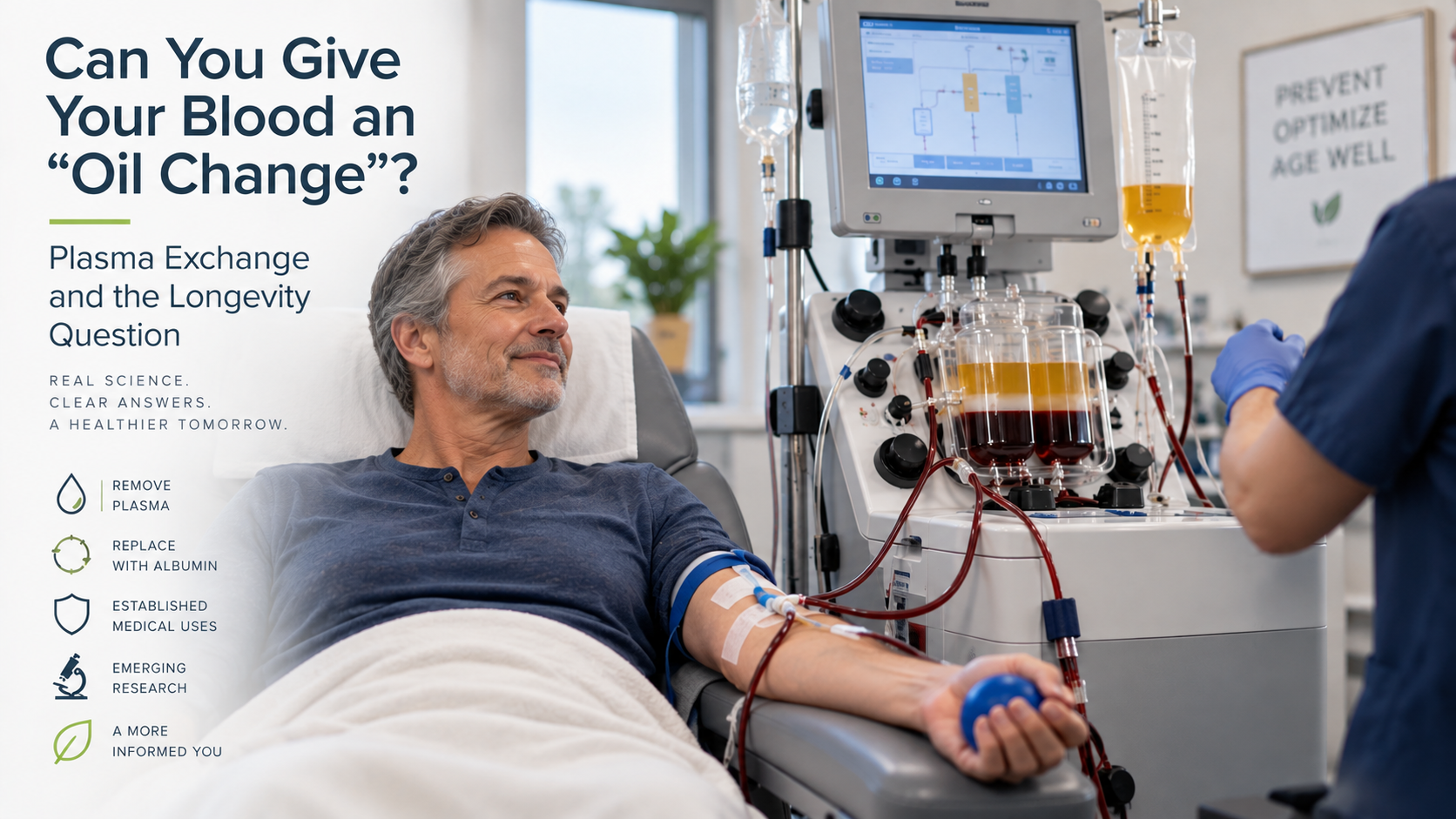 Can You Give Your Blood an “Oil Change”? Plasma Exchange and the Longevity Question