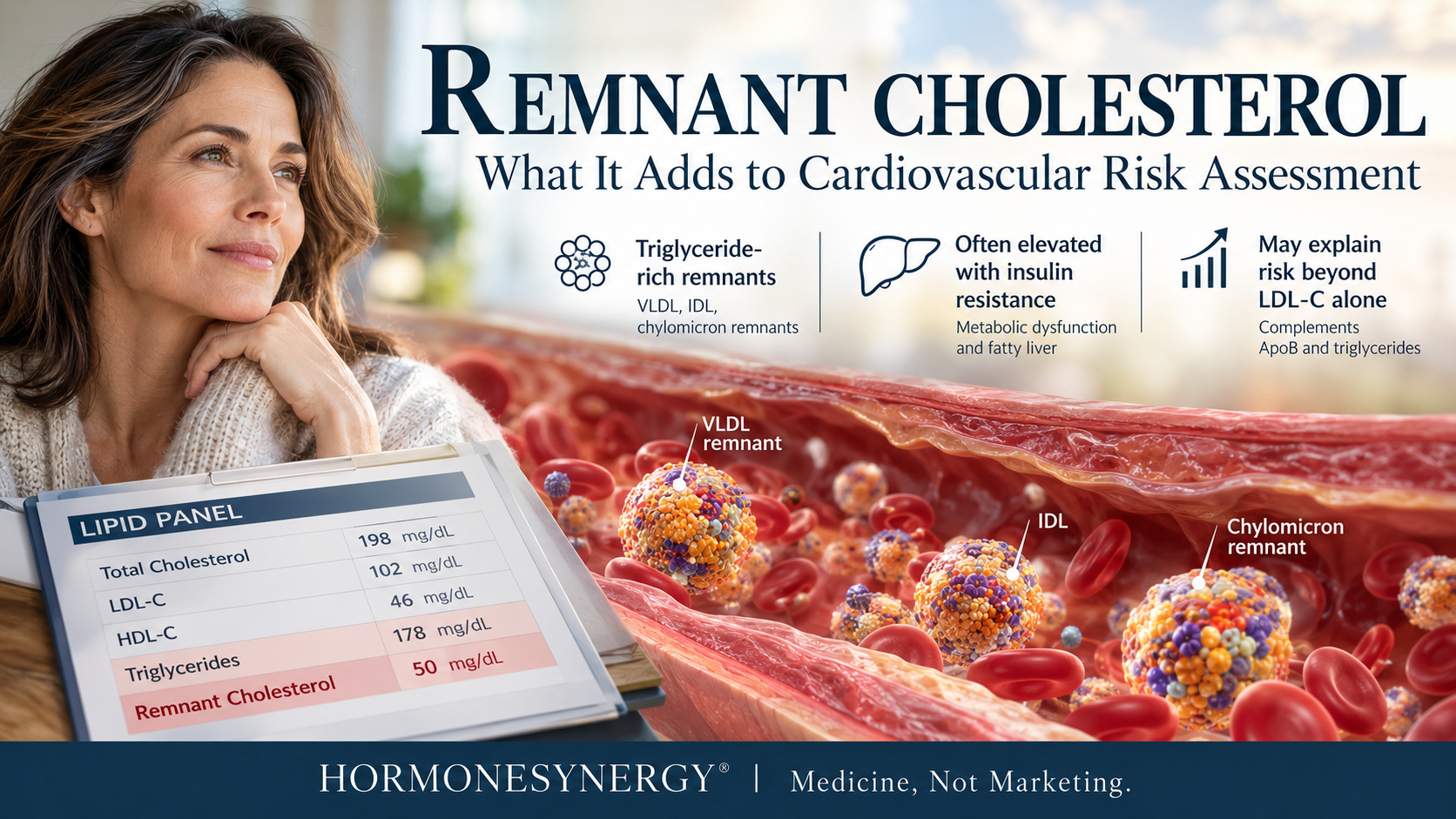 Remnant Cholesterol: What It Adds to Cardiovascular Risk Assessment