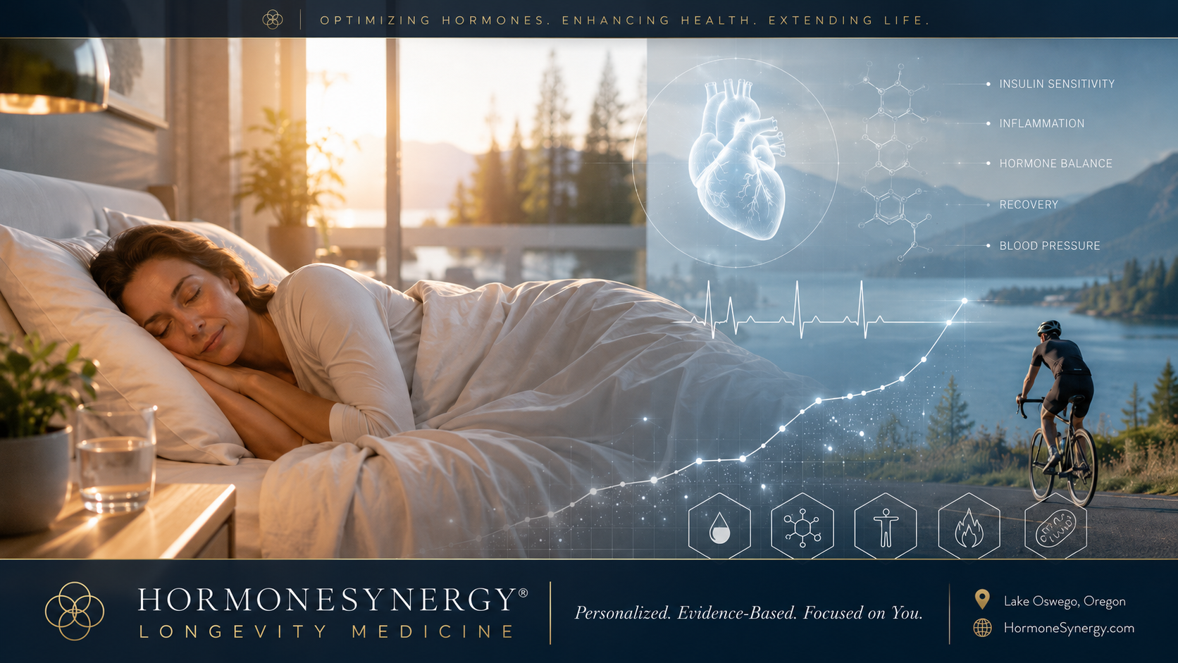Sleep and metabolic health in longevity medicine at HormoneSynergy in Lake Oswego and Portland Oregon.