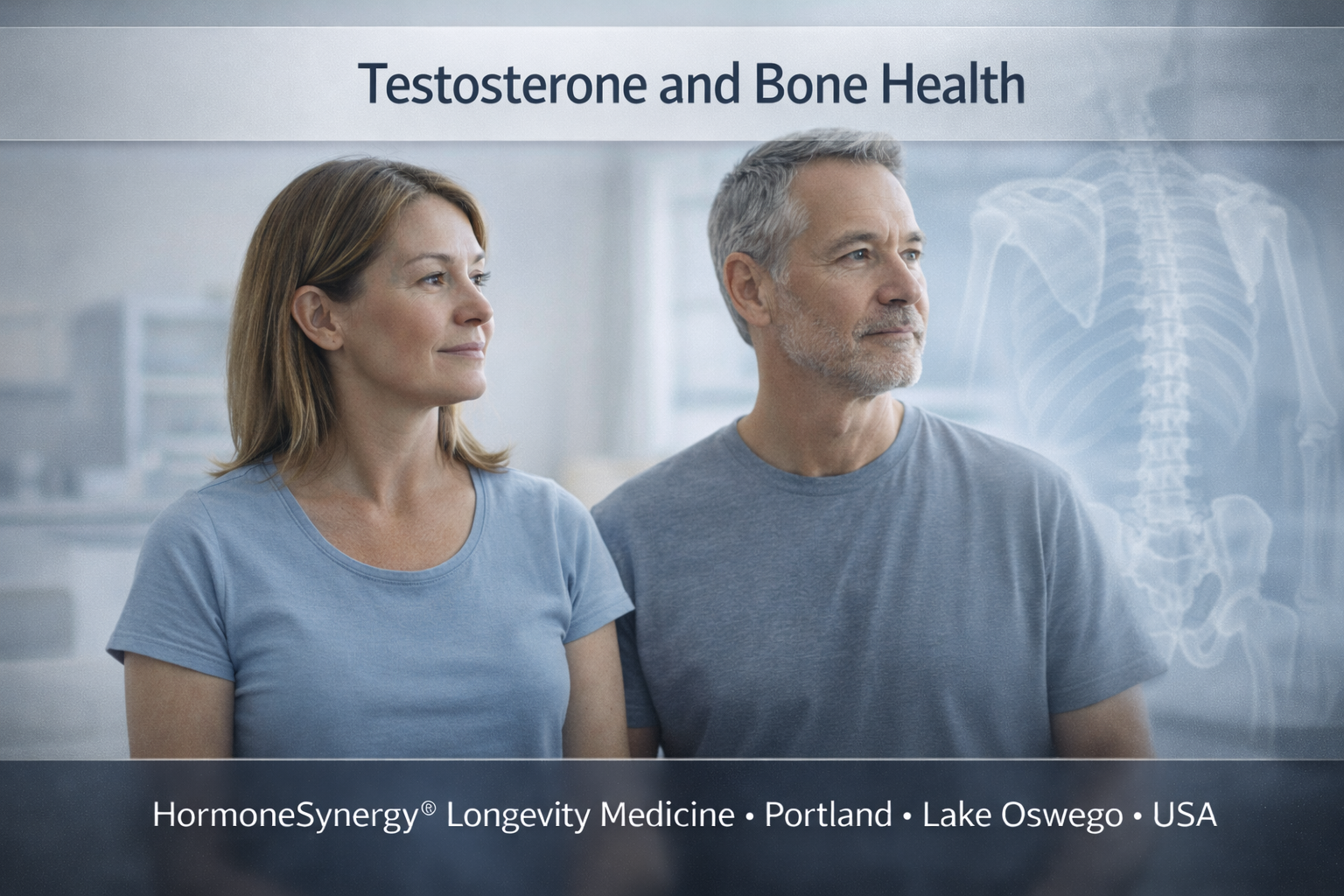 Testosterone and bone health in men and women showing hormone influence on muscle and skeletal strength