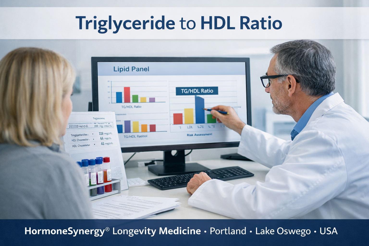 Triglyceride to HDL ratio and metabolic health marker in longevity medicine