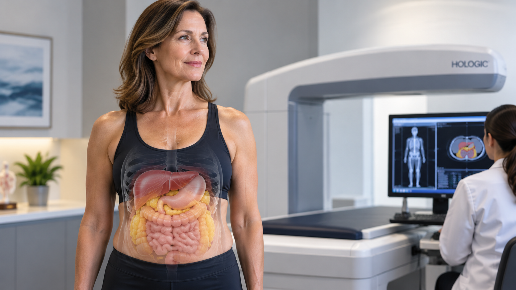 Visceral abdominal fat and body composition assessment in longevity medicine