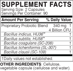 MegaSporeBiotic 180 Capsules by Microbiome Labs