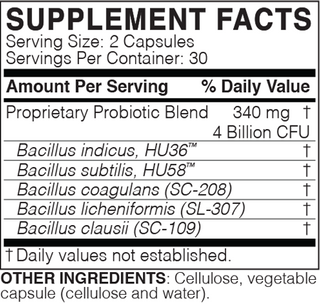 Load image into Gallery viewer, Mega SporeBiotic 60 Capsules by Microbiome Labs HormoneSynergy® / RetzlerRx® Gut Health, Histamine &amp; Probiotics HormoneSynergy