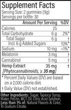 Load image into Gallery viewer, HEMP One Thirteen Sleep Sour Gummies Blackberry Vanilla 60 Gummies