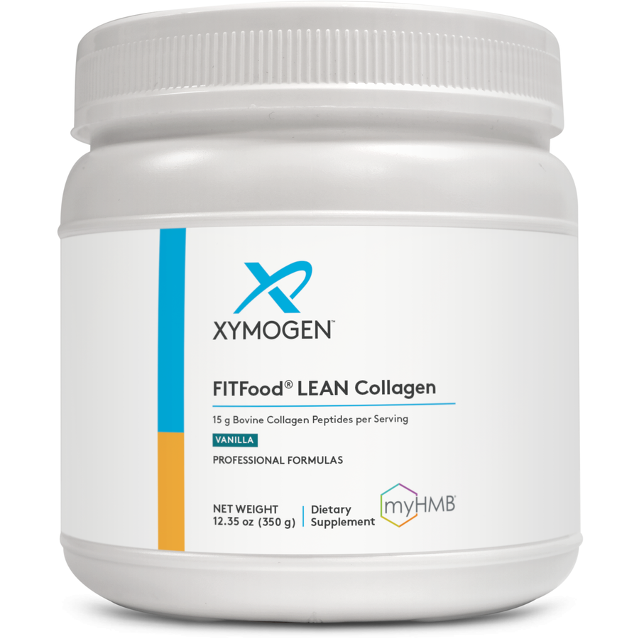 FIT Food® Lean Collagen Vanilla 14 Servings Xymogen® Supplement Collection