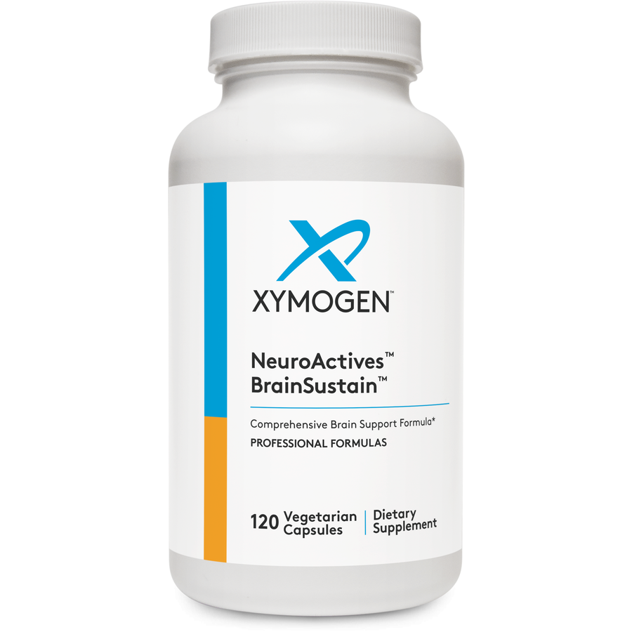 NeuroActives™ BrainSustain™ 120 Capsules Xymogen® Supplement Collection HormoneSynergy