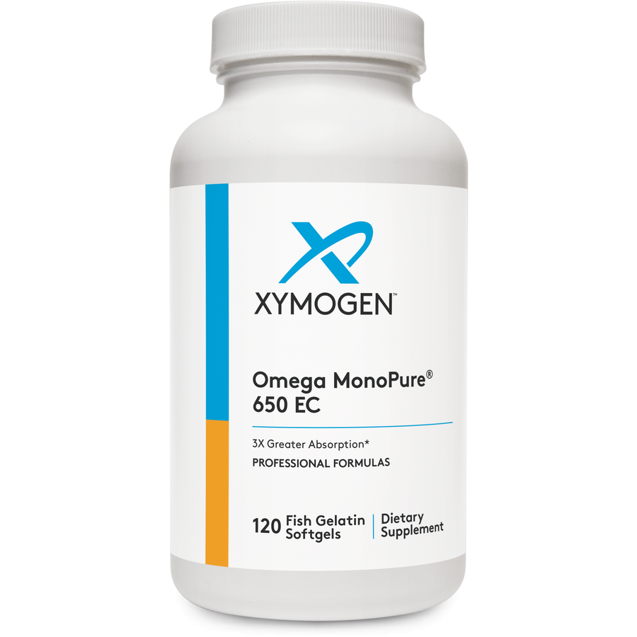 Omega MonoPure® 650 EC 120 Softgels Fish Oil & Omega-3 Fatty Acids Collection HormoneSynergy
