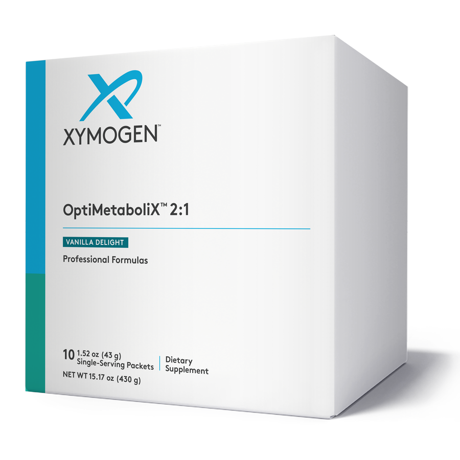 OptiMetaboliX™ 2:1 Vanilla Delight 10 Servings Xymogen® Supplement Collection HormoneSynergy