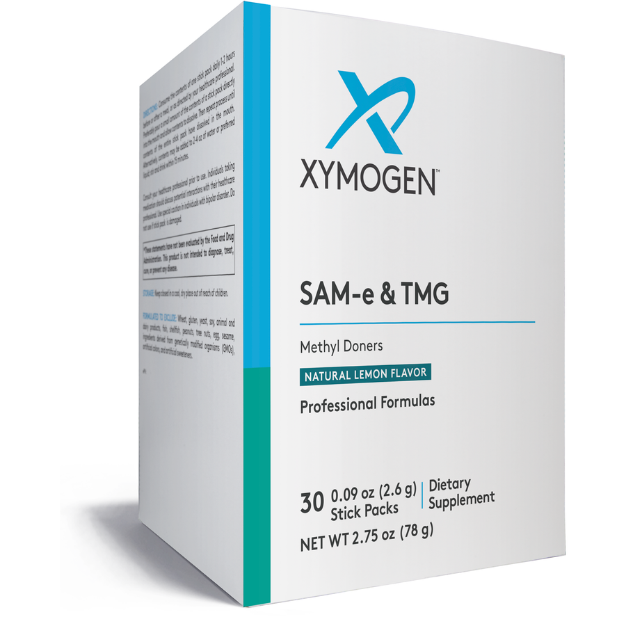 SAM-e & TMG Lemon 30 Servings Xymogen® Supplement Collection HormoneSynergy