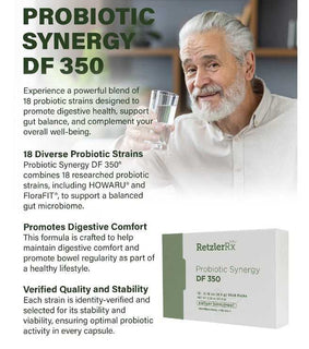 Load image into Gallery viewer, Probiotic Synergy DF350 – Ultra-High Potency, Multi-Strain Probiotic Probiotic Dr. Retzler’s Line of Premier Supplements HormoneSynergy