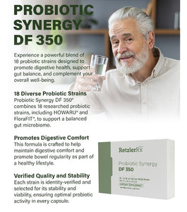 Probiotic Synergy DF 350 - 18 Strains HOWARU® & FloraFIT®