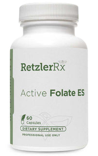 Load image into Gallery viewer, 5-MTHF Extra Strength active folate supplement by RetzlerRx supporting methylation and cardiovascular healthHormoneSynergy