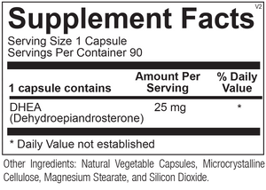 DHEA 25 mg Supplement | Hormonal Balance & Vitality Support