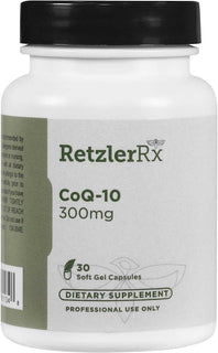 Load image into Gallery viewer, RetzlerRx CoQ10 300 mg supplement for mitochondrial energy, antioxidant protection, and cardiovascular health support