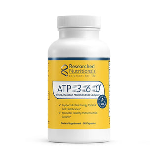 Load image into Gallery viewer, Researched Nutritionals® ATP 360® – Mitochondrial Health &amp; Energy Cardiometabolic &amp; Heart Health Collection HormoneSynergy