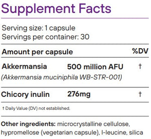 Pendulum Life Akkermansia 500 Pro | 500 Million AFU | Next-Gen Probiotic for Gut Barrier & Metabolic Health | Patented Akkermansia muciniphila | Vegan, Non-GMO, Shelf-Stable | 30 Capsules