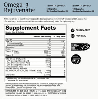 Load image into Gallery viewer, Big Bold Health Omega-3 Rejuvenate® | Full-Spectrum Wild Alaskan Fish Oil