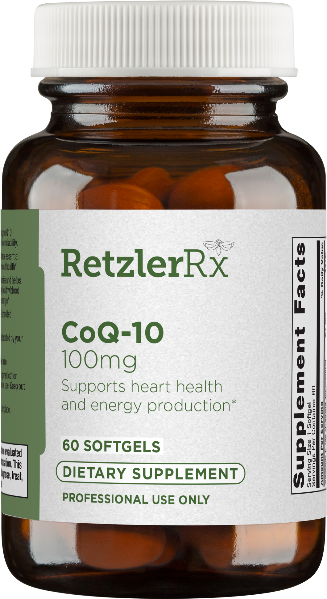 CoQ10 100 mg by RetzlerRx® | Heart Health & Energy Support