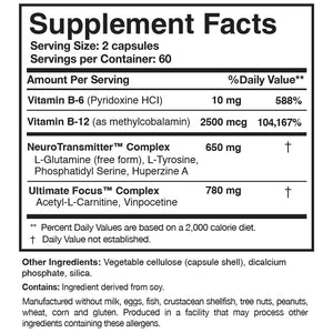 CogniCare - Cognitive Performance Formula by Researched Nutritionals