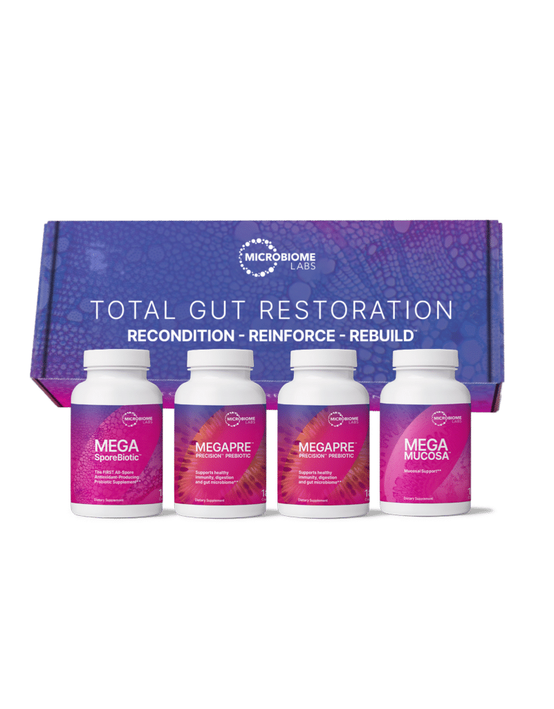 Total Gut Restoration Kit 1 (Capsules) by Microbiome Labs