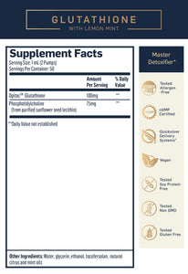 Quicksilver Liposomal Glutathione