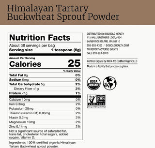 Load image into Gallery viewer, Himalayan Tartary Buckwheat Sprout Powder by Big Bold Health