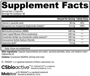 Joint Support DJD | Advanced Joint Health with MSM & Green-Lipped Mussel