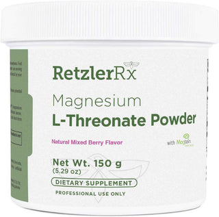 Load image into Gallery viewer, RetzlerRx® Magnesium L-Threonate Powder Berry with Magtein® for cognitive support, memory, relaxation, and healthy sleep support