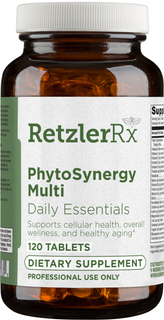 Load image into Gallery viewer, RetzlerRx PhytoSynergy Multi No Iron multivitamin with phytonutrients for cellular health and daily vitality