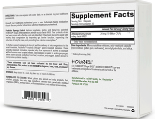 Load image into Gallery viewer, RetzlerRx® Probiotic Synergy Control – Targeted Gut &amp; Weight Support Probiotics Dr. Retzler’s Line of Premier Supplements HormoneSynergy